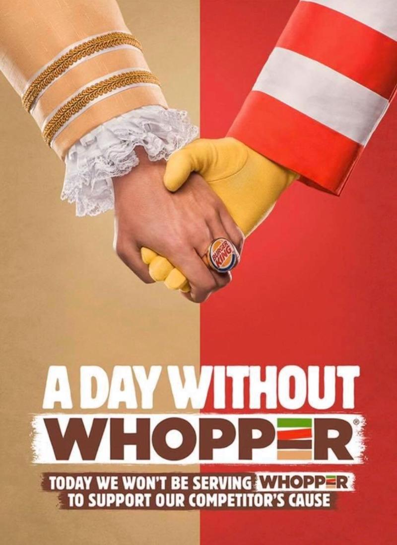 حرکت عجیب غول فست فود های دنیا برگر کینگ و مک دونالدز BURGERKING & MCDONALDS